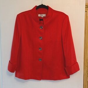 Tahari Jacket Blazer with 3/4 Sleeves 18 EUC